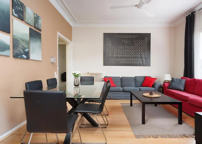 Elegance And Comfort In Barcelona, 4bedroom In The Exclusive Area アパート